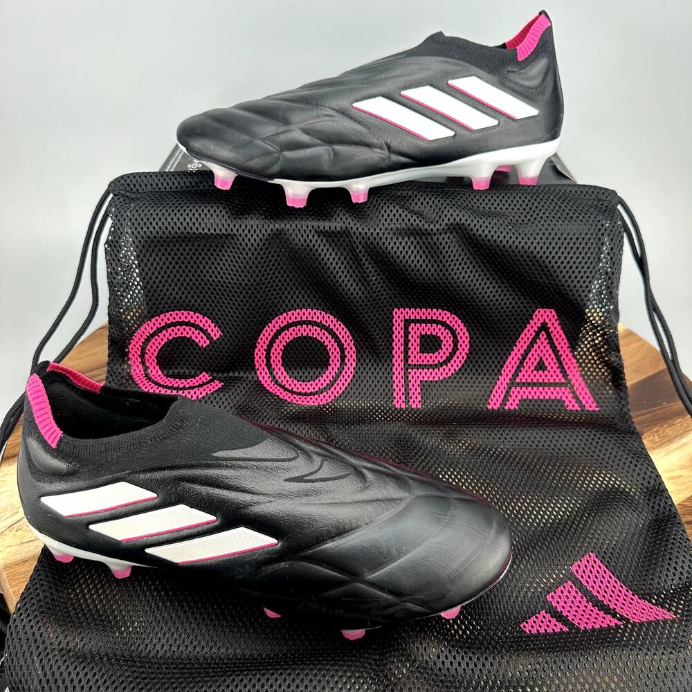 Adidas Copa Pure + FG HQ8895 Black White Men's 7/ Women's 8 Soccer Cleats NEW